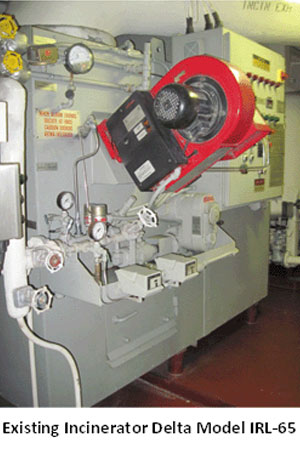 Existing Incinerator Delta Model IRL-65